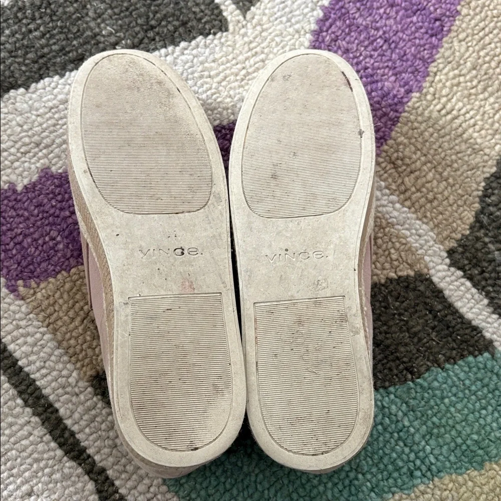 Vince Wilden Platform Suede Slip On Sneakers Shoes